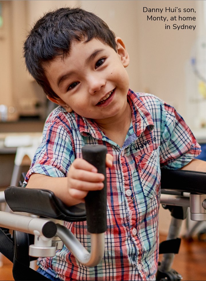 Danny Hui's son, Monty