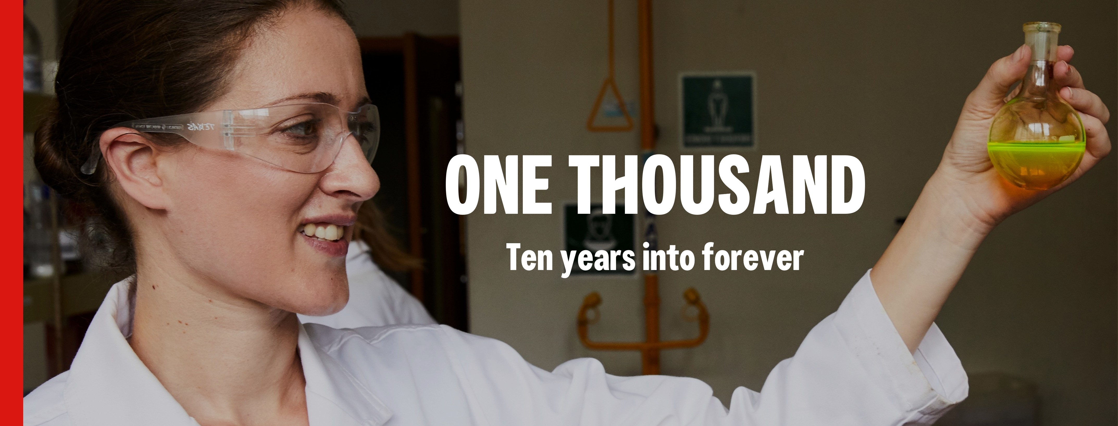 Image of Liz New with text: one thousand. ten years into forever.