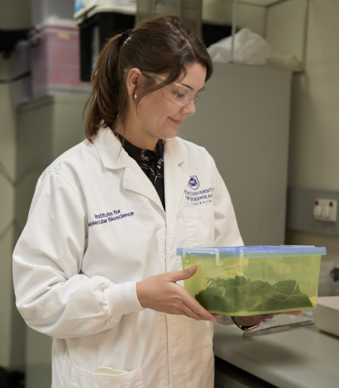 Image of Sam Nixon in the lab