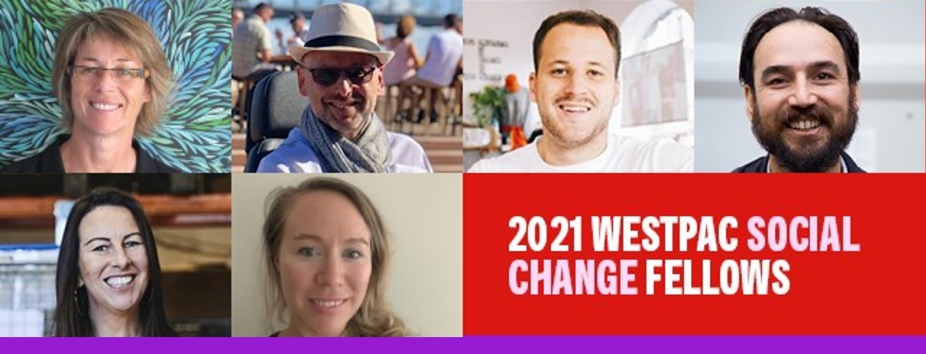 Collage of 2021 Westpac Social Change Fellows